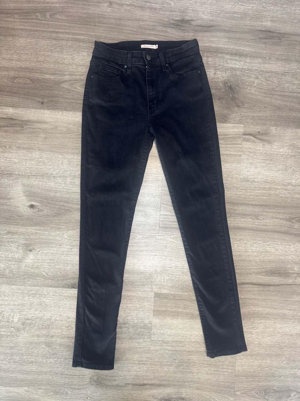 Levi's 721 High Rise Skinny Size 29 Black Denim Jeans